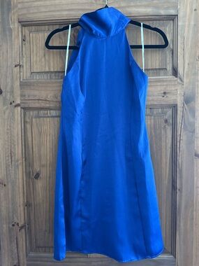 Lulu's Cobalt Halter Dress